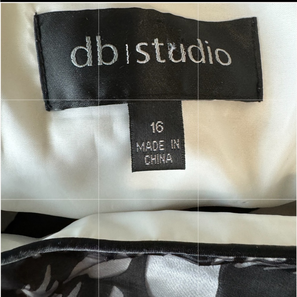 Strapless Prom Dress black and white dress beautiful new with out tags. - Picture 2 of 6